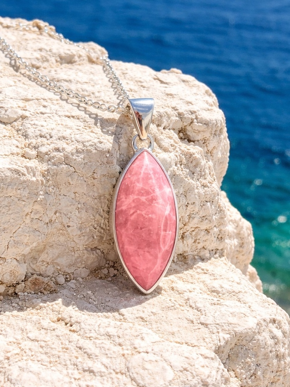NEW! Rhodochrosite Necklace - Picture 9 of 13